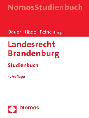 cover image of Landesrecht Brandenburg